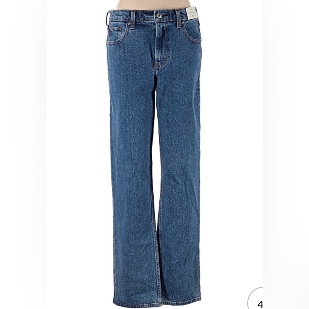 Abercrombie & Fitch 90s Straight Mid Rise Jeans